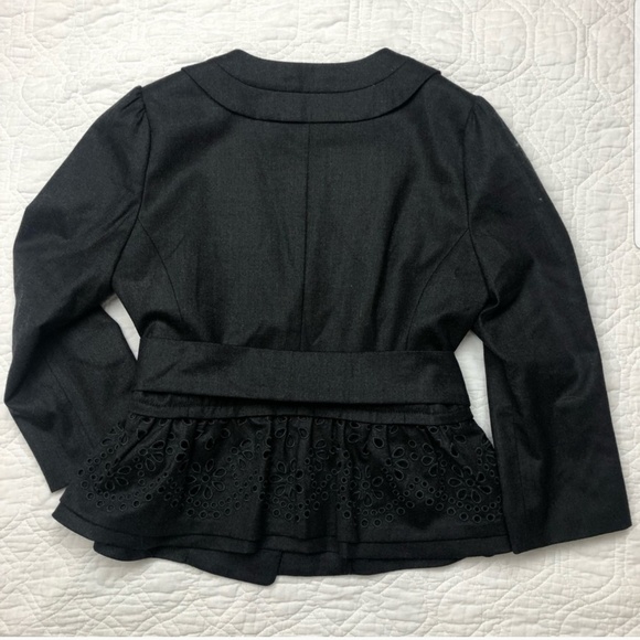 Rebecca Taylor Wool Peplum Blazer - Picture 2 of 8